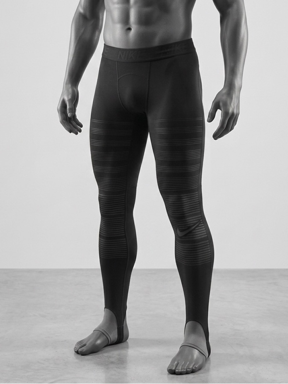 Nike Pro Hyperrecovery Men's Compression Tights Black Size Small 812988-010